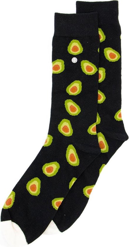 Alfredo Gonzales sokken avocados zwart - 35-37