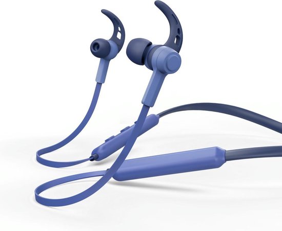 rukken Doornen operator Hama Bluetooth®-koptelefoon "Nekband", in-ear, micro, ear-hook, blauw |  bol.com