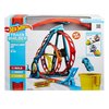 foto van Hot Wheels Track Builder Driedubbele Loopingset - Racebaan met 3 Stuntloopings