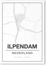 Poster/plattegrond ILPENDAM - A4