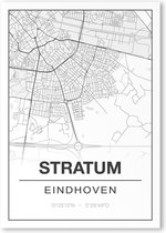 Poster/plattegrond STRATUM - 30x40cm