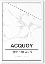 Poster/plattegrond ACQUOY - A4