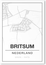 Poster/plattegrond BRITSUM - A4