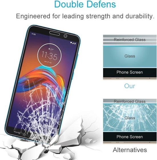 Faites attention au type !! Pour Motorola Moto E6 Play 9H 2.5 D film en verre trempé