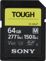Bol.com Sony sdxc m tough series 64gb uhs-ii class 10 u3 v60 aanbieding