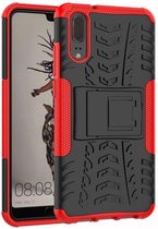 Schokbestendige Back Cover - Huawei P20 Lite - Rood