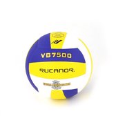 Ballon de volleyball Rucanor - jaune / bleu / blanc