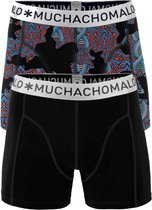 Muchachomalo - Heren - 2-pack Boxershorts  - Zwart - XXL