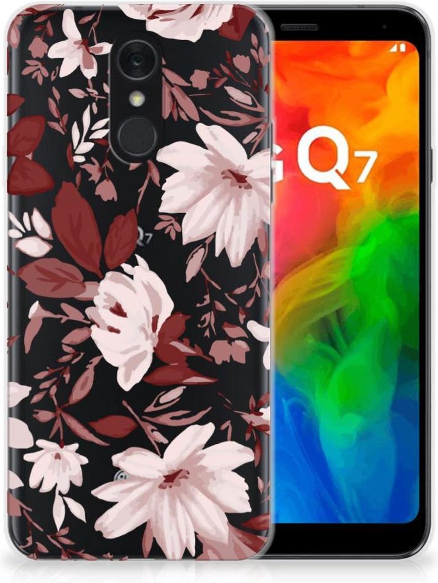 Hoesje maken LG Q7 Watercolor Flowers
