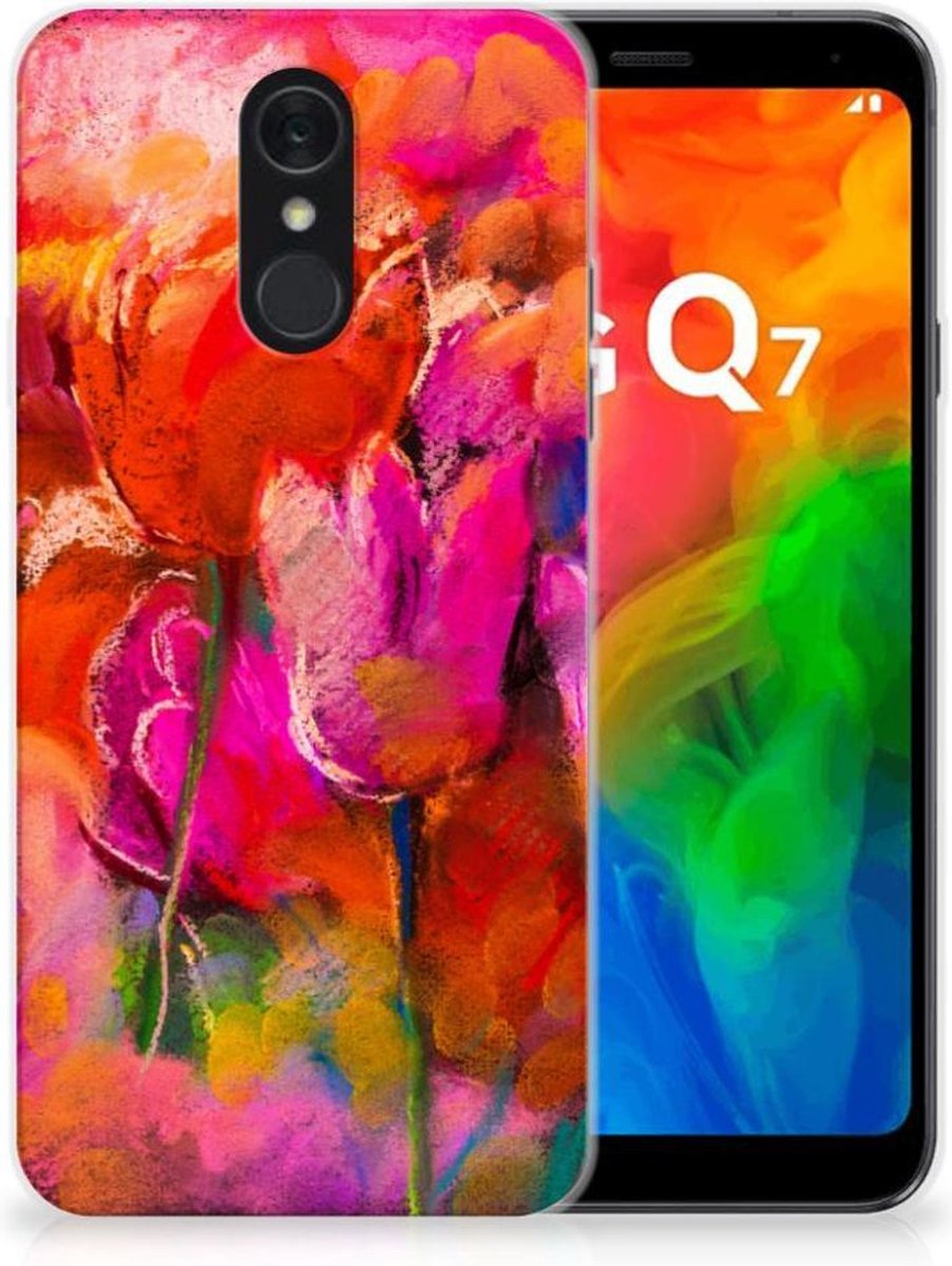 Hoesje maken LG Q7 Tulips