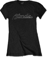 Blondie Dames Tshirt -XL- Logo Zwart