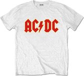 AC/DC Kinder Tshirt -Kids tm 12 jaar- Logo Wit