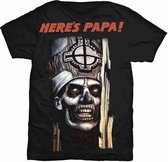 Ghost Heren Tshirt -2XL- Here's Papa Zwart