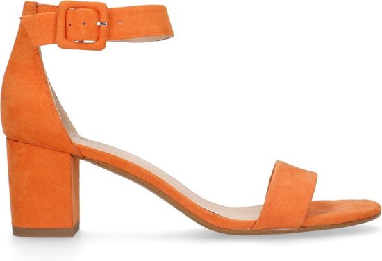 Oranje sandalen met hak hot sale