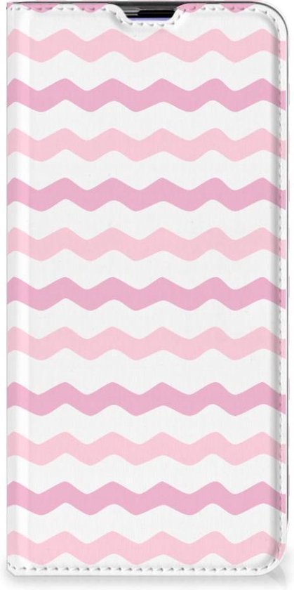 Coque Samsung Galaxy A51 avec Magnet Waves Rose