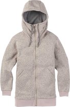 Burton Minxy zipped hoodie dove heather