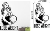 3D Sticker Decoratie Fitness Gym Wall Decal Vinyl Wall Sticker Sport Home Mural Art Home Decor - GYM11 / Large