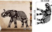 3D Sticker Decoratie Indisch Hindoe��sme Muursticker Decoraties Vinyl Muurtattoo Olifant Boeddhisme India Indische Boeddha Om Yoga God Home Decor - IE15 / Large