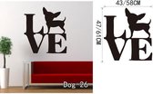 3D Sticker Decoratie Boxer Hond Muurtattoo Vinyl Sticker Leuke Honden Wallpaper Kinderen Muursticker Huishoudelijke decoratieve kunst aan de muur Decor - Dog26 / L