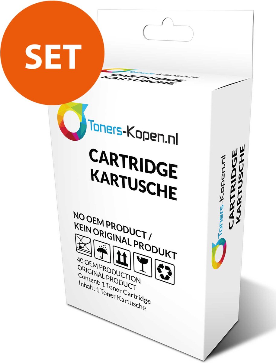 HP T6L99AE,T6M15AE / 903XL - Inktcartridge Multipack 4-delig - 1x Zwart, 1x Cyaan, 1x Magenta, 1x Geel - Huismerk Compatible - Geschikt voor HP OfficeJet 6950 HP OfficeJet Pro 6860 HP OfficeJet Pro 6868 HP OfficeJet Pro 6950 HP OfficeJet Pro 6960