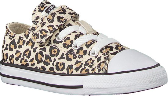 bol.com | Converse Chuck Taylor All Star 1V OX sneakers luipaard - Maat 26