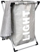 Wasmand opvouwbaar 50L - Licht Grijs