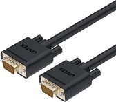 UNITEK Y-C504G VGA kabel 3 m VGA (D-Sub) Zwart
