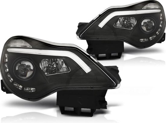 Koplampen dagrijlicht OPEL CORSA D 11-14 DRL ZWART