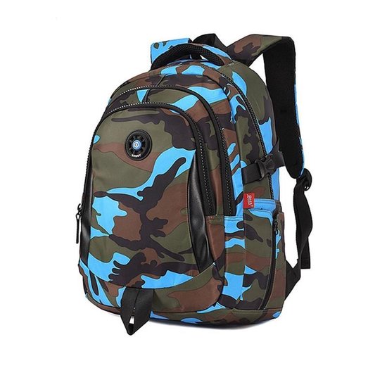 Camouflage waterdichte nylon school tassen voor meisjes jongens kinderen  rugzak... | bol.com