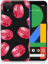 Google Pixel 4 XL Siliconen Case Pink Macarons