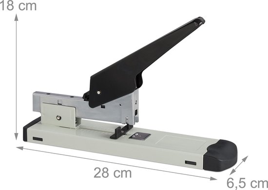 Netjes Machine nietmachine - voor 100 vellen - voor 24/6 nietjes - tot 70 mm ...