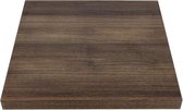 Bolero vierkant tafelblad Rustic Oak 70x70cm.