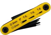 Universal Foldaway Toolset Yellow/Black