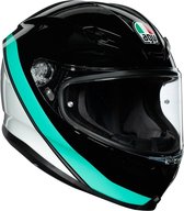 Agv K6 Max Vision Minimal Black Pearl White Aqua  Integraalhelm - Motorhelm - Maat L