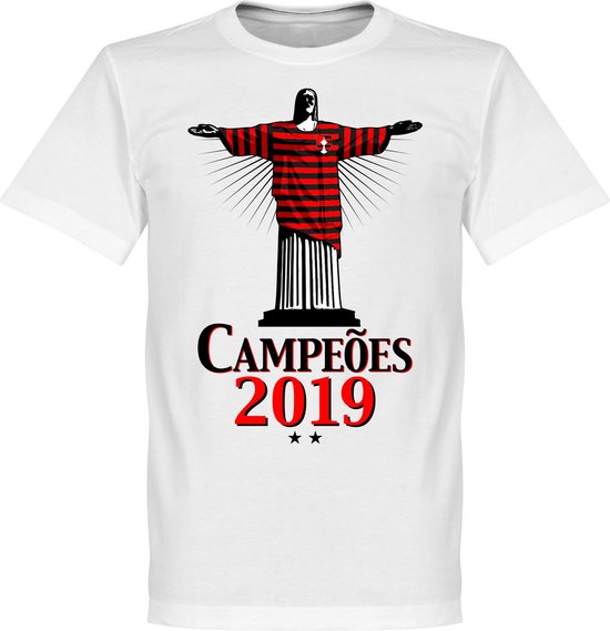Flamengo 2019 Champions Christ T-Shirt - Wit - M