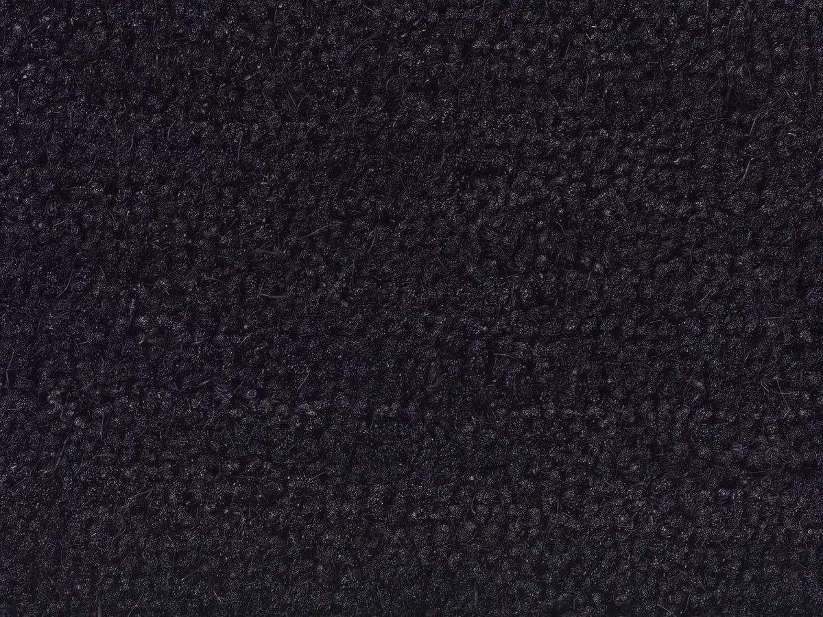 Ikado Kokosmat zwart op maat 17mm 100 x 80 cm