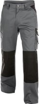 Dassy Boston Tweekleurige werkbroek met kniezakken 200426 (300 g/m2) - binnenbeenlengte Standaard (81-86 cm) - Cementgrijs/Zwart - 58
