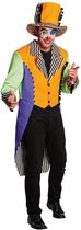 Rubie's Kostuum Clown Neon Oranje/paars Heren Maat 52