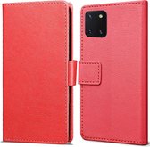 Cazy Samsung Galaxy Note 10 Lite hoesje - Book Wallet Case - rood
