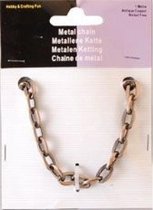 Chain copper 1 mtr. - 3 stuks