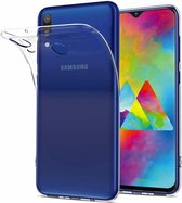 Samsung Galaxy M30 Hoesje Clear TPU Case - Transparant - van Bixb