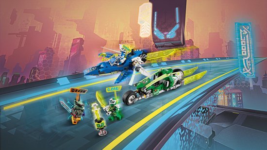 LEGO NINJAGO Jay en Lloyd's Supersnelle Racers - 71709 - LEGO