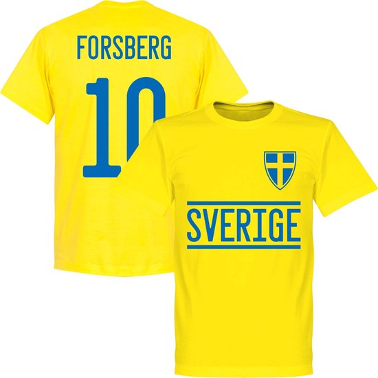 Zweden Forsberg Team T-Shirt 2020-2021 - Geel - M