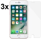 4mobilez 3 stuks iPhone 6/7/8 screenprotectors - 2.5D case friendly