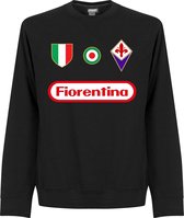 Fiorentina Team Sweater - Zwart  - XL