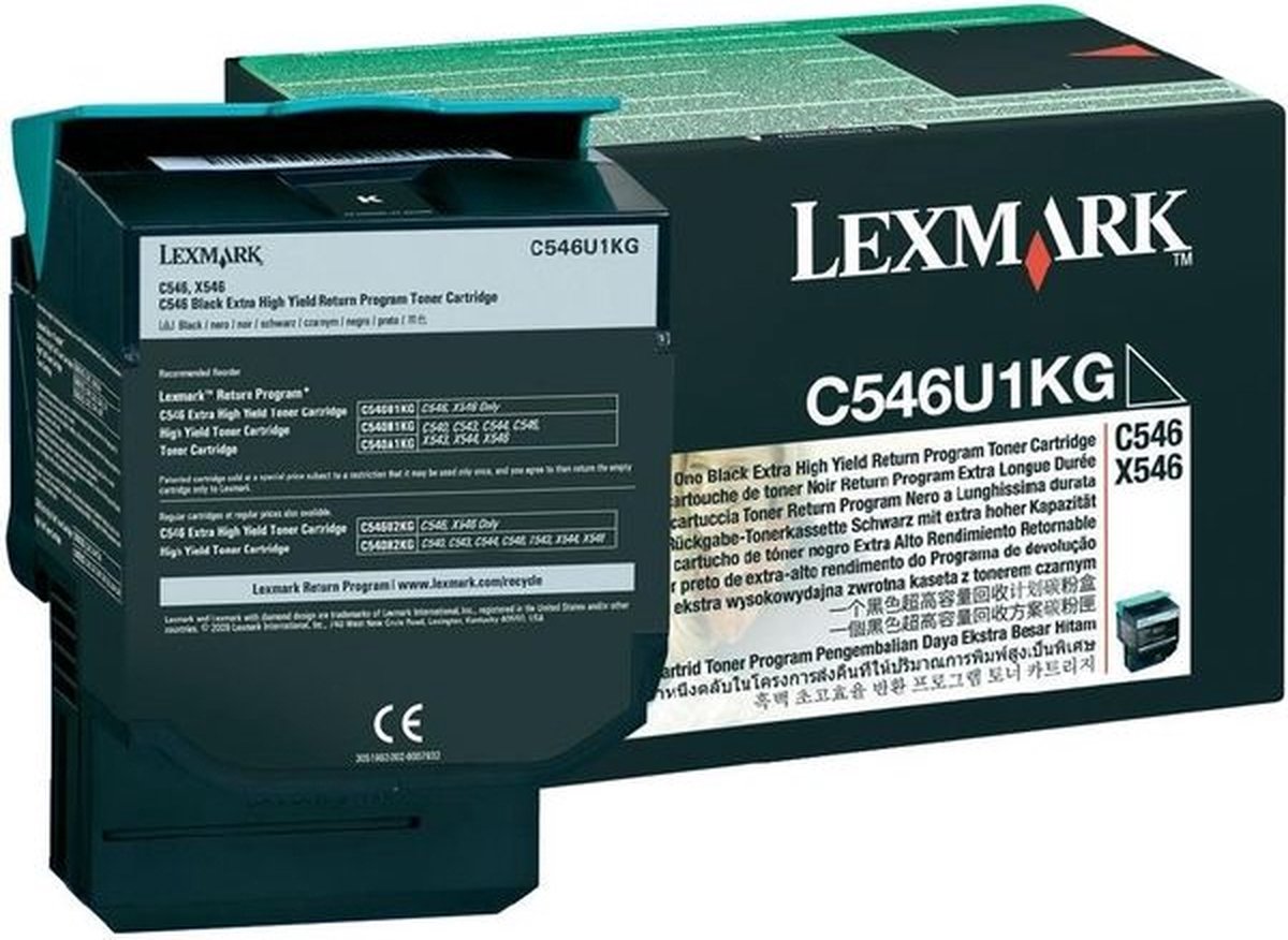 Lexmark C546U1KG - Tonercartridge Zwart