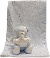 Snuggle Baby Babydeken Met Knuffelbeer Lichtblauw Set 2-delig