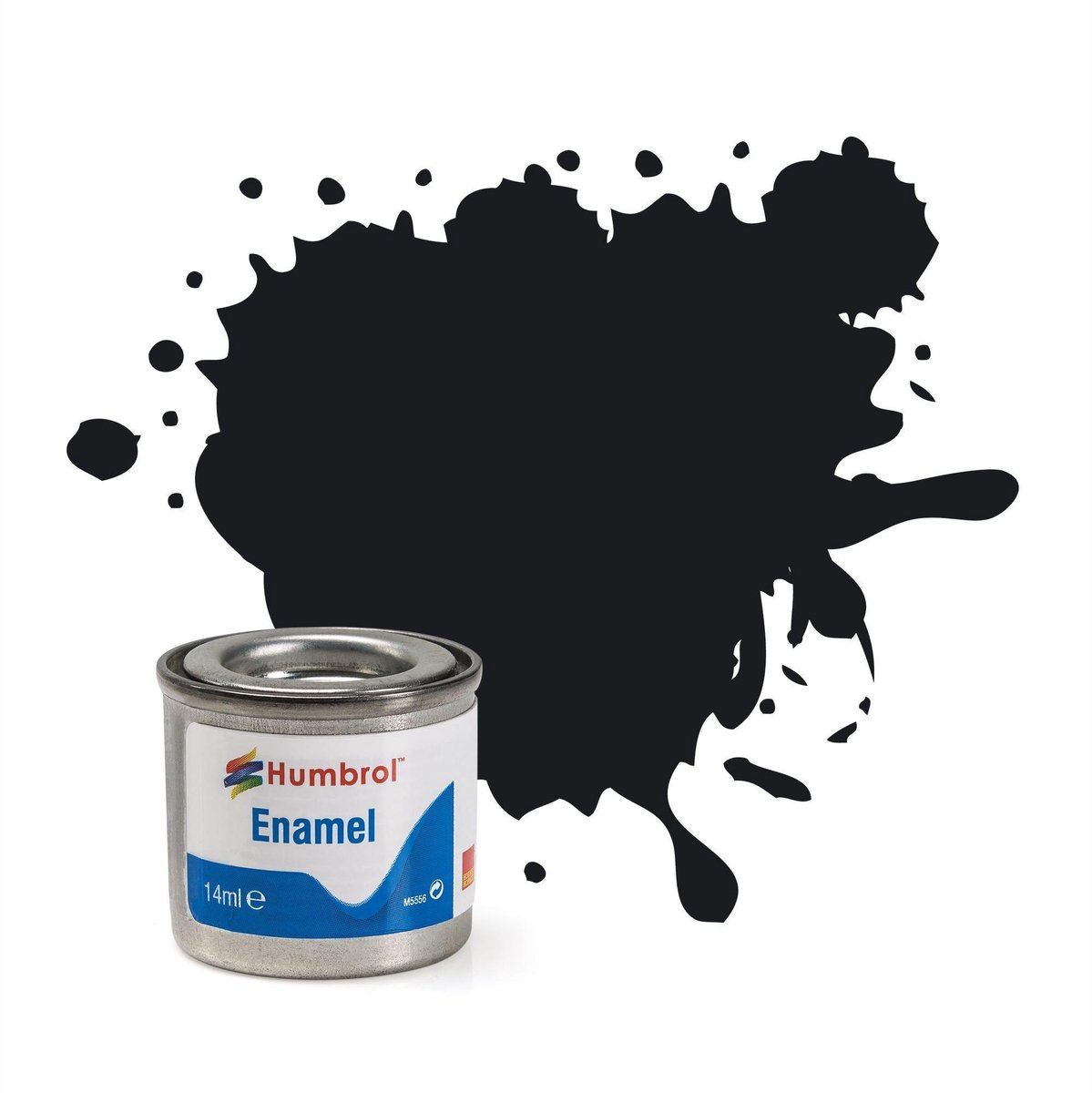 Humbrol Emailleverf Glans - 14 ml - No. 21 Black