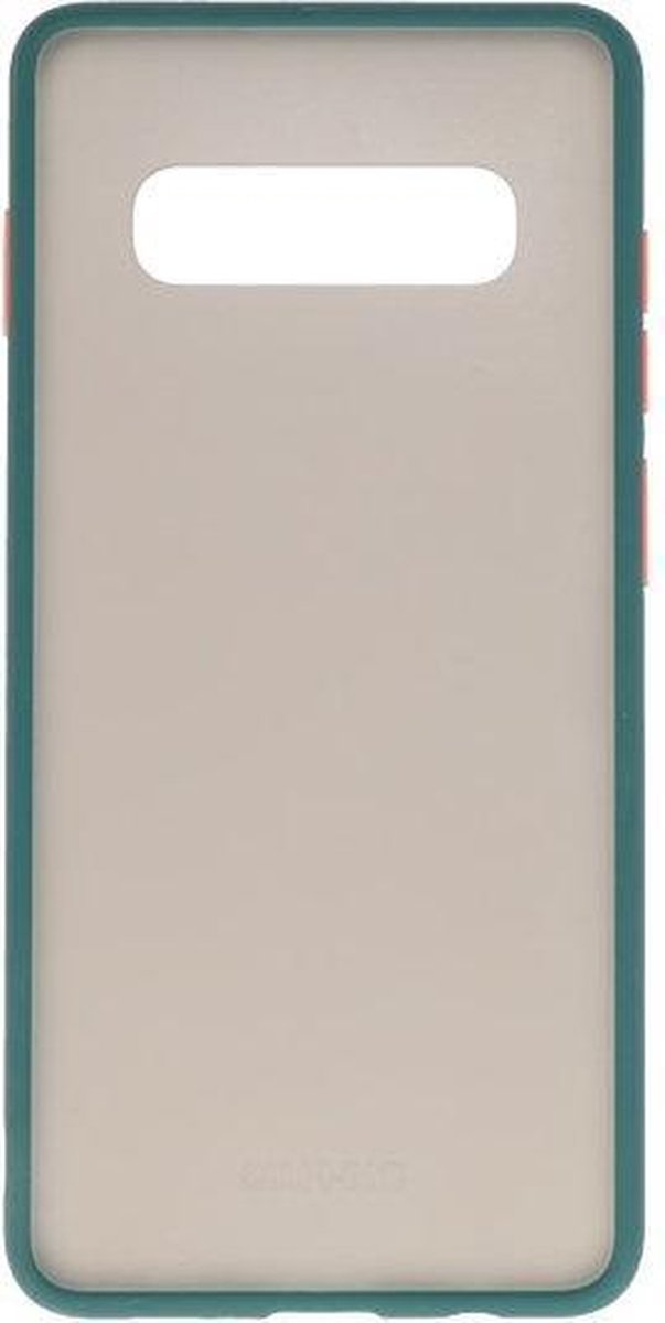 Kleurcombinatie Hard Case voor Samsung Galaxy S10 Plus Donker Groen
