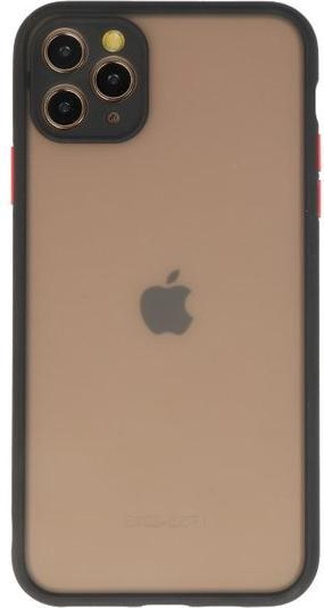 Kleurcombinatie Hard Case voor iPhone 11 Pro Max Zwart